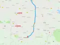 Trasa samochodowa przez Zakopane i okolice. Widoczne Chochołów, Czarny Dunajec i Nowy Targ.