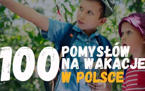 Dzieci odkrywają przyrodę, szukając pomysłów na nietypowe wakacje w Polsce.