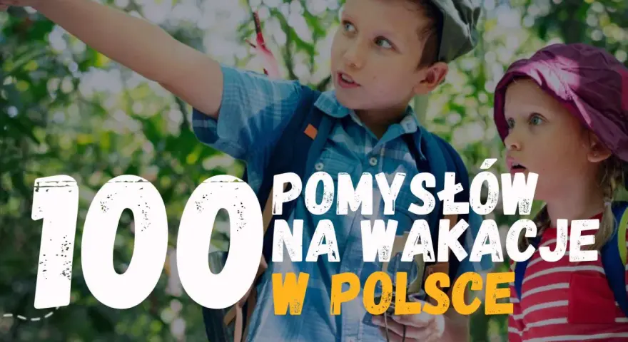 Dzieci odkrywają przyrodę, szukając pomysłów na nietypowe wakacje w Polsce.
